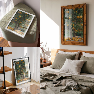 Wall print Orange orchard