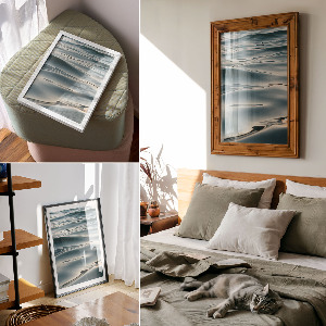 Art print Calm waves