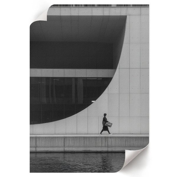 Decorative poster titled "Urbanized Minimalism"