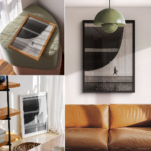 Decorative poster Urbanized minimalism