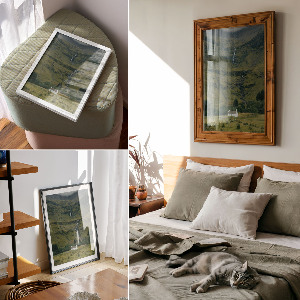 Poster Mountain landscape