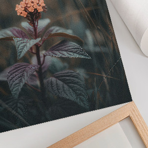 Wall print with a floral design called 