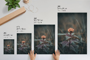 Wall print with a floral design called 