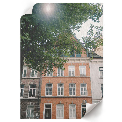 Decorative poster Tenement house nature
