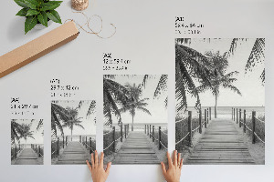 Wall print Tropical paradise