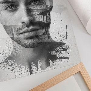 Art print Attractive man