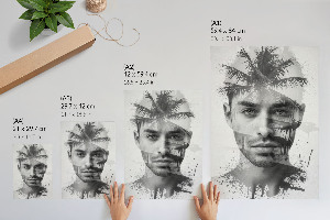 Art print Attractive man