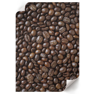 Poster showing coffee beans