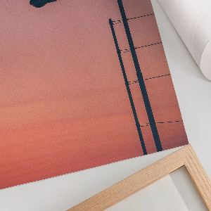 Wall art Street lamp