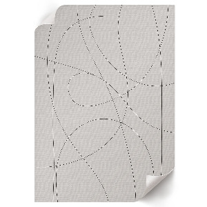 Art print with subtle line design