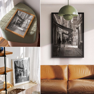 Wall art City street