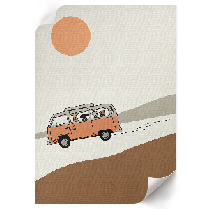 Decorative poster A joyful journey