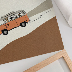 Decorative poster A joyful journey