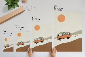 Decorative poster A joyful journey