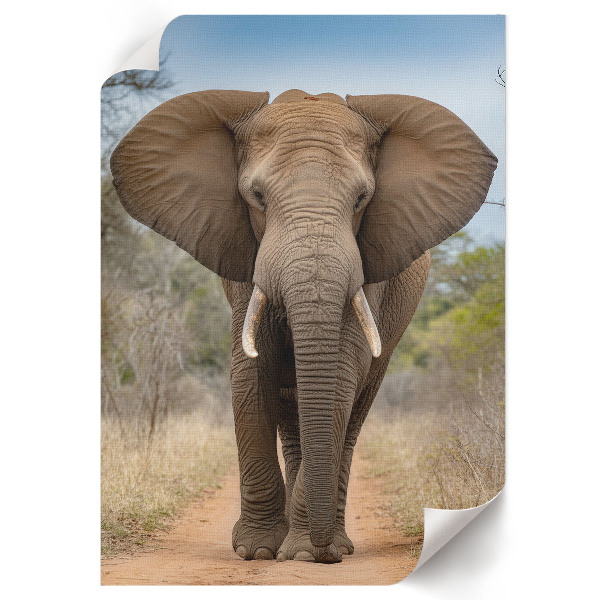 Wall art The Elephant and the Majesty