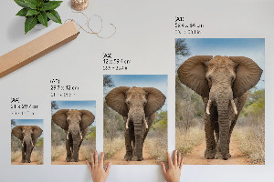 Wall art The Elephant and the Majesty