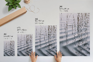 Wall print Waves on the lake