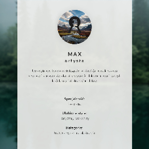 Decorative poster Forest path