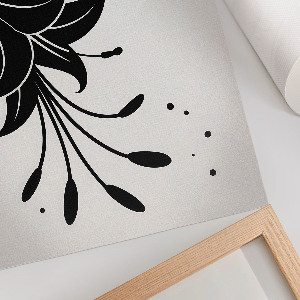 Wall print Hummingbird and flower