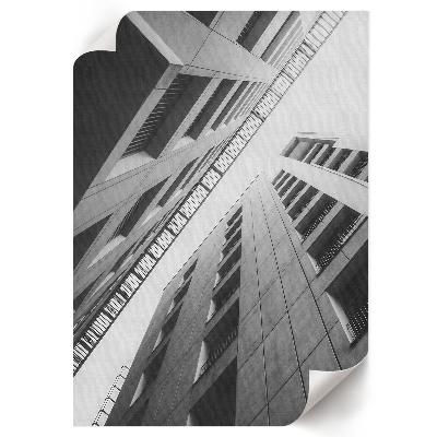 Art print City buildings