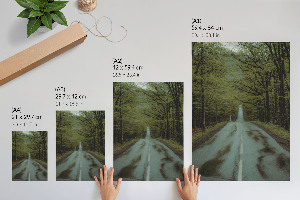 Decorative poster Forest journey
