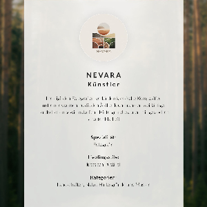 Decorative poster Forest journey