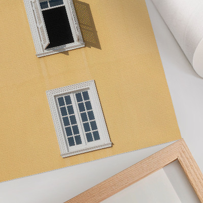 Wall art Yellow facade