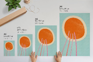 Wall print Colorful minimalism