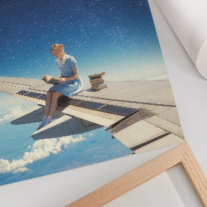 Wall print Cosmic reading