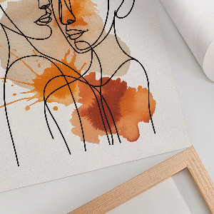 Wall print Abstract portrait