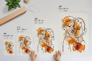 Wall print Abstract portrait