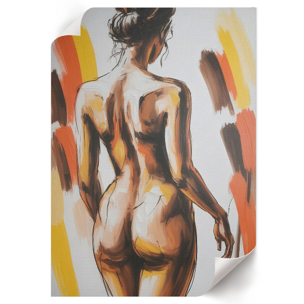 Art print of a painting of a woman