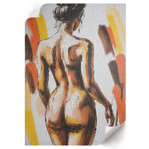 Art print of a painting of a woman