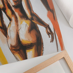 Art print of a painting of a woman