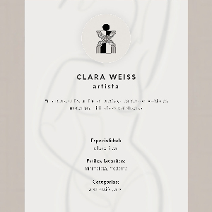 Decorative poster Female silhouette