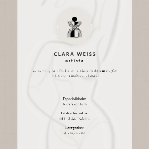 Decorative poster Female silhouette