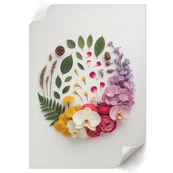 Wall print Floral arrangement