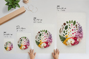 Wall print Floral arrangement