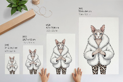 Poster Stylish cat