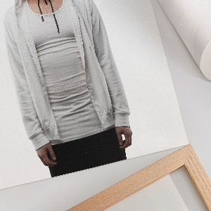 Art print Mysterious figure