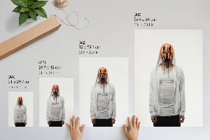 Art print Mysterious figure