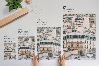 Wall art Urban roofs
