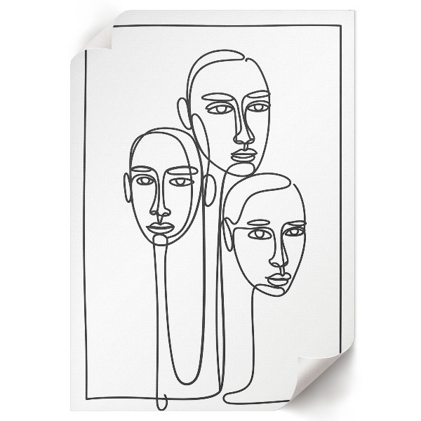 Art print Character line art