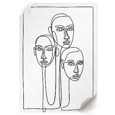 Art print Character line art