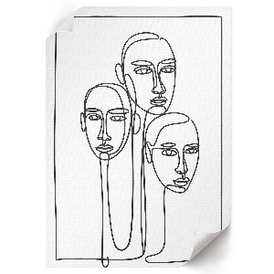 Art print Character line art