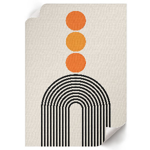 Modern composition poster