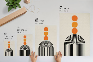 Modern composition poster