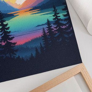 Wall print Mountain West