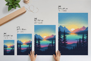 Wall print Mountain West