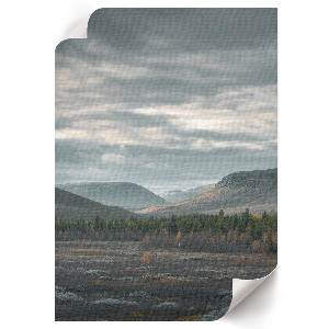 Art print Mountain valley